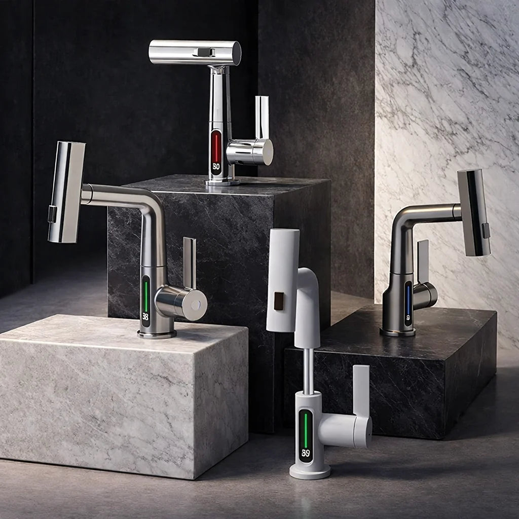 Pull-Out Kitchen Faucet, 5 Spray Modes
