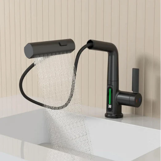 Pull-Out Kitchen Faucet, 5 Spray Modes