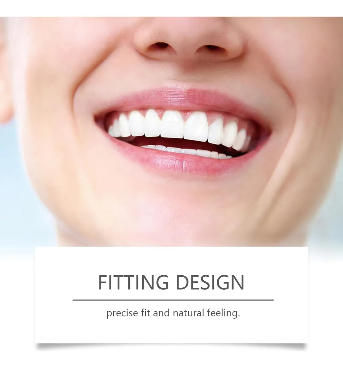 Water Resistant Silicone Dentures, Soft Cosmetic Denture Kit for Natural-Looking All-Day Wear – photo 6