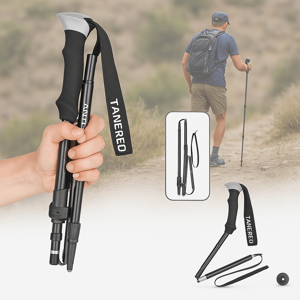 TREKKIFY Adjustable Foldable Walking Poles