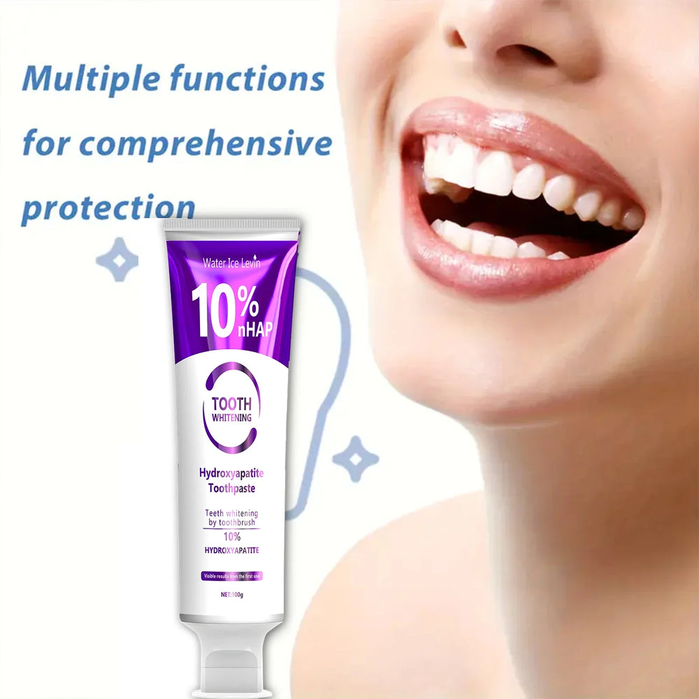 Whitening Toothpaste with 10% Hydrogen Peroxide, Gentle Daily Toothpaste for Surface Stains & Fresh Breath