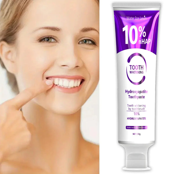 Whitening Toothpaste with 10% Hydrogen Peroxide, Gentle Daily Toothpaste for Surface Stains & Fresh Breath