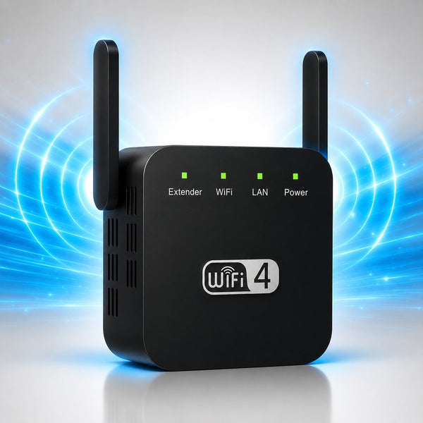 WiFi Extender, Signal Booster and Repeater with Router & Access Point Modes for Home