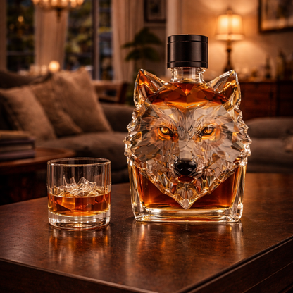 Wolf Whiskey Decanter
