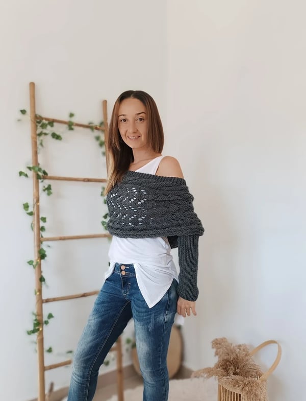 Scarf for Women, Soft Layered Long Winter Scarf for Office, Travel & Everyday Wear