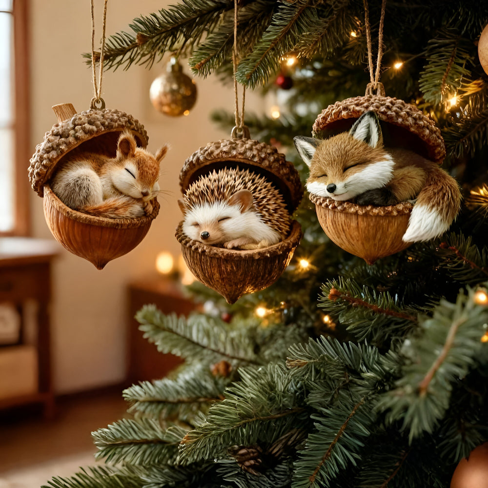 Woodland Animal Christmas Ornament