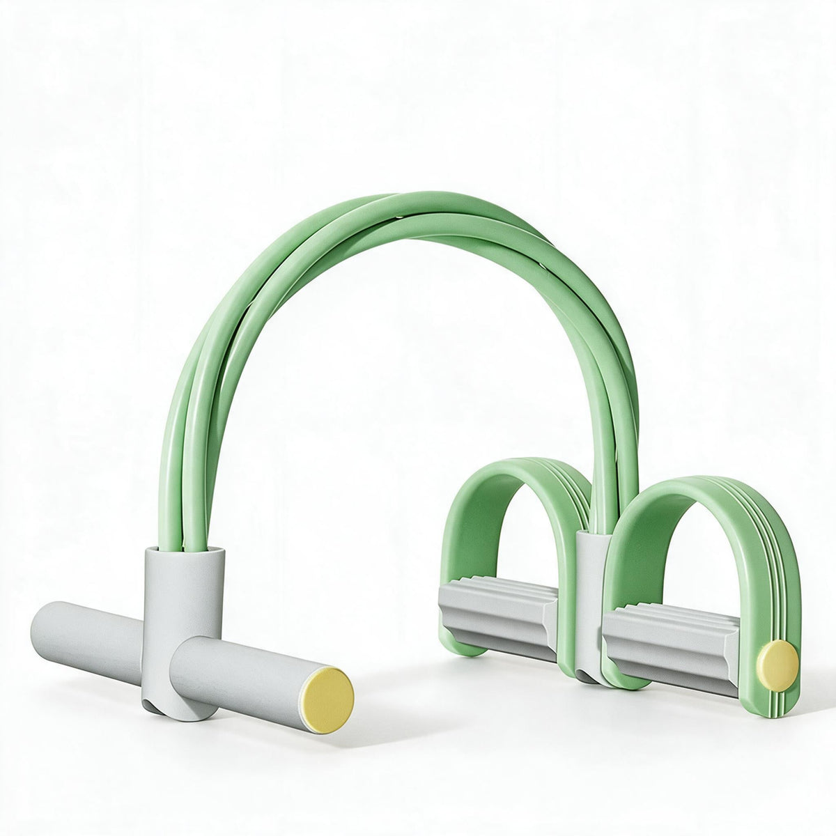 Foot Pedal Resistance Band, 4-Tube, Home Ab Trainer
