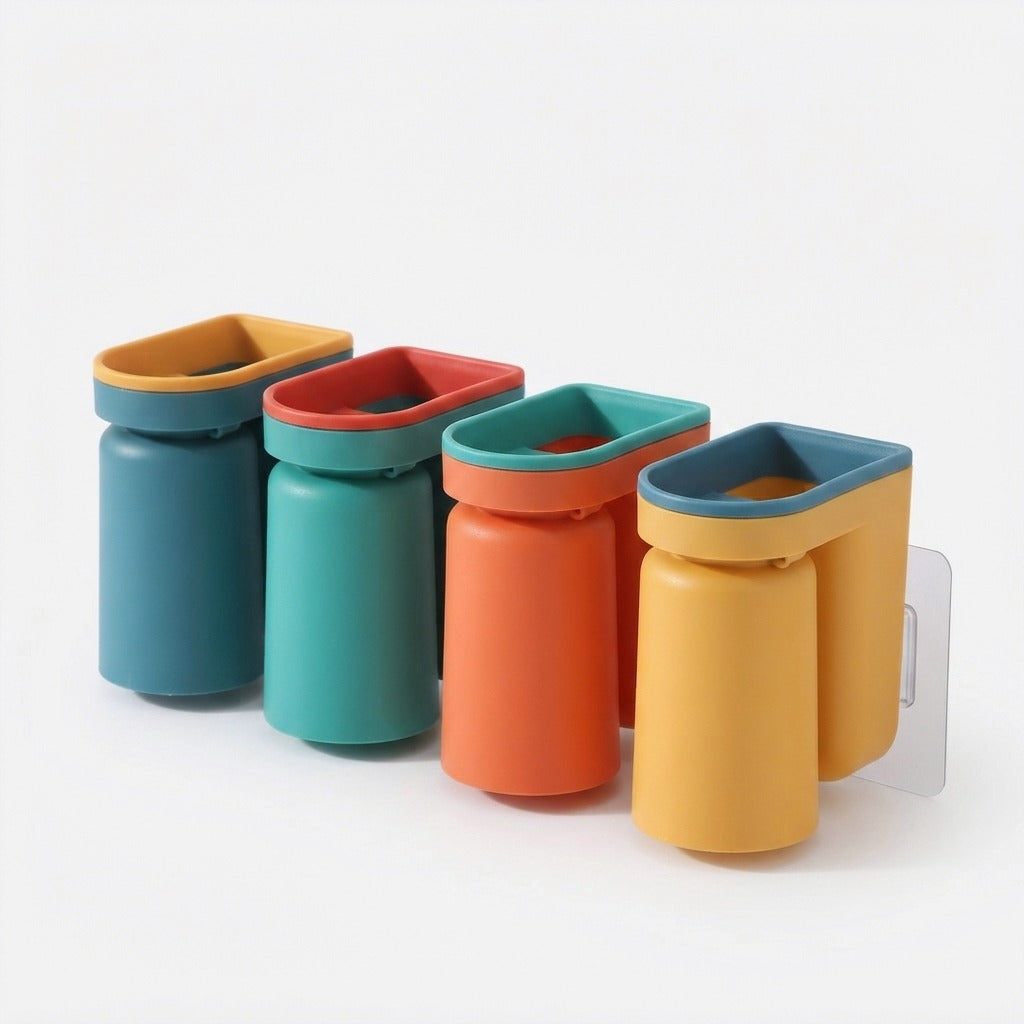 Drill-Free Toothbrush Wall Holder
