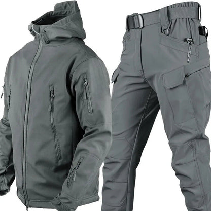 Waterproof Windproof Outdoor Set with Fleece Lining