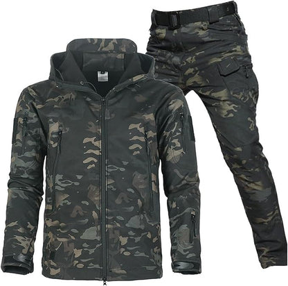 Waterproof Windproof Outdoor Set with Fleece Lining