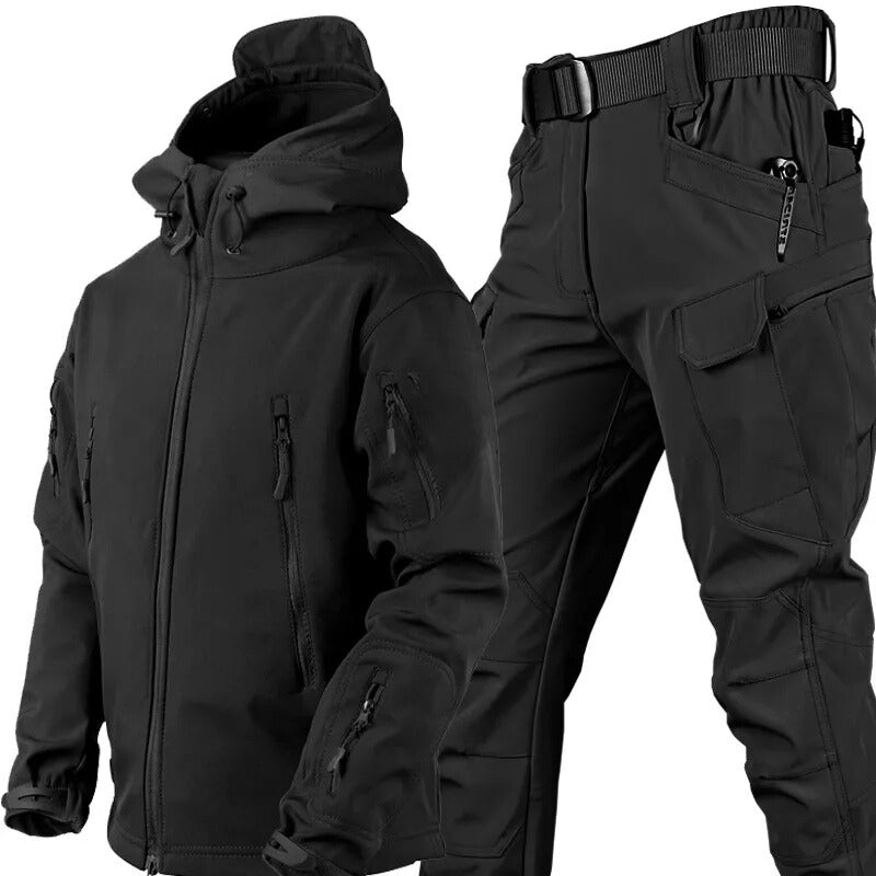 Waterproof Windproof Outdoor Set with Fleece Lining